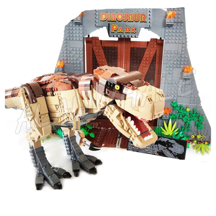 Dinosaur Park T-Rex Rampage Gate Building Blocks Set
