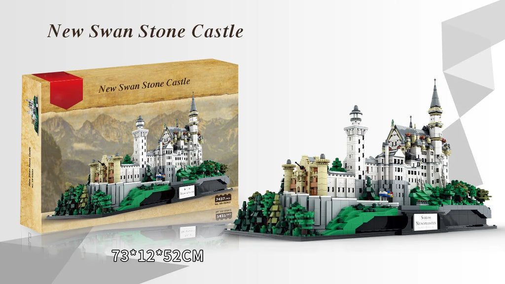 World Famous Architecture Building Block Stone Castles for Dragons that Roar!