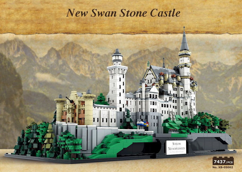 World Famous Architecture Building Block Stone Castles for Dragons that Roar!