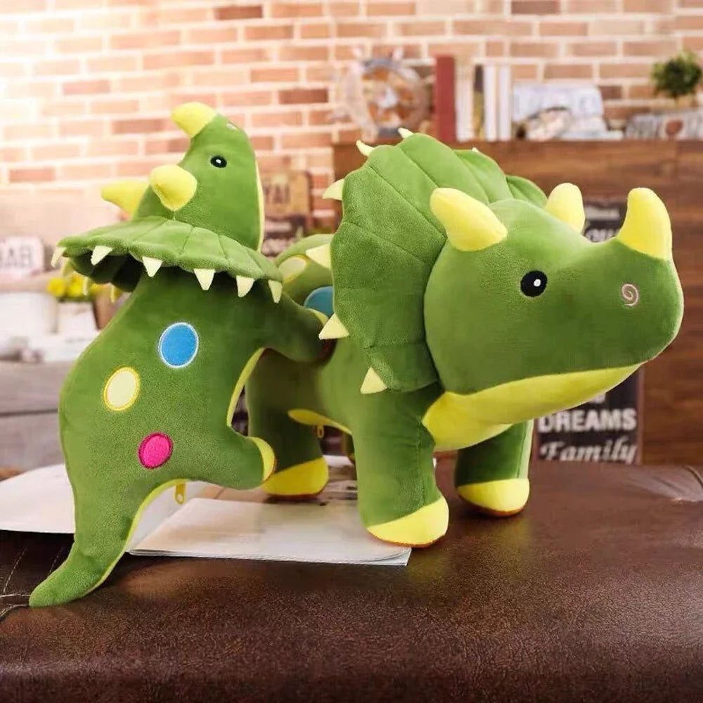 Triceratops Plush Pillow Toy