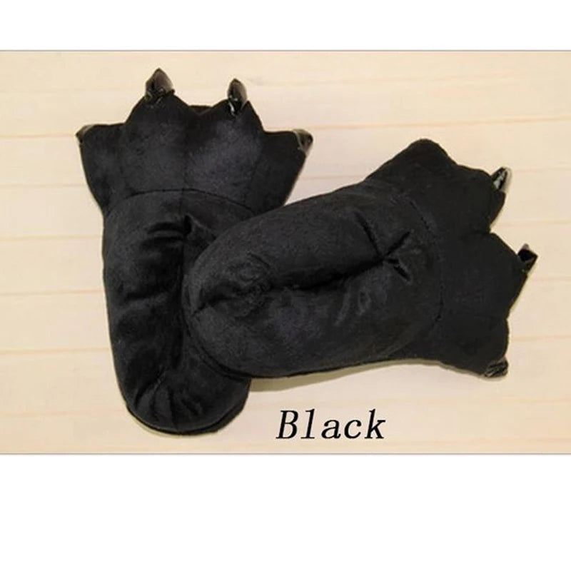 Dinosaur Claw Plush Slippers