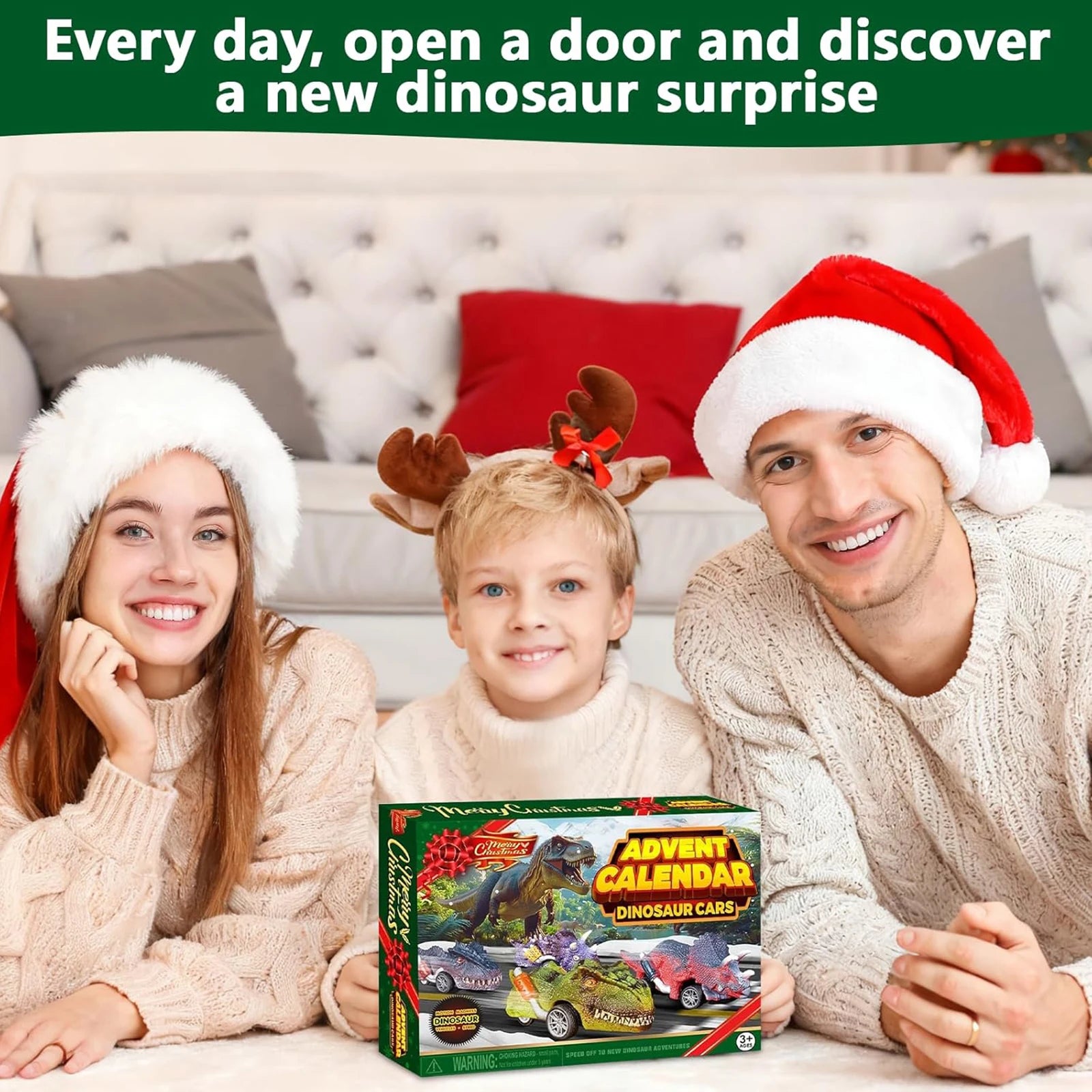 Dinosaur Car Advent Calendar
