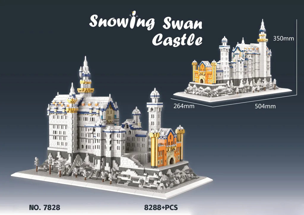 World Famous Architecture Building Block Stone Castles for Dragons that Roar!