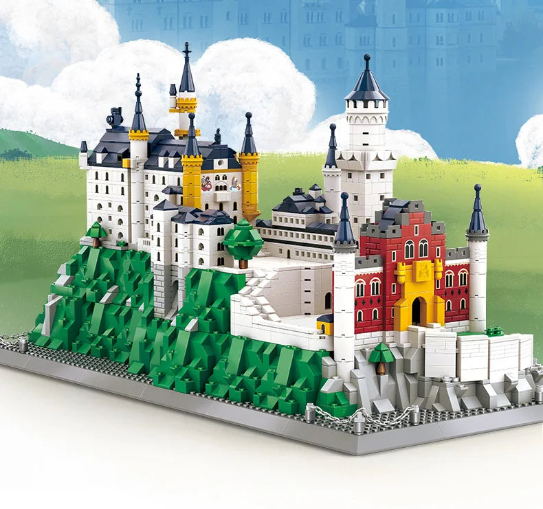 World Famous Architecture Building Block Stone Castles for Dragons that Roar!