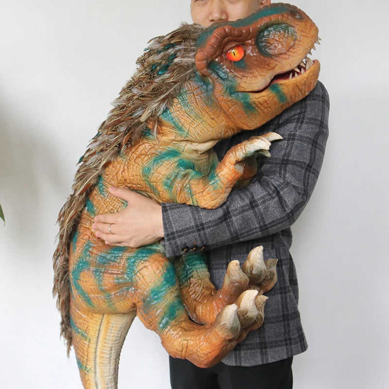 Silicone Animatronic Dinosaur Toy for Kids & Cosplay