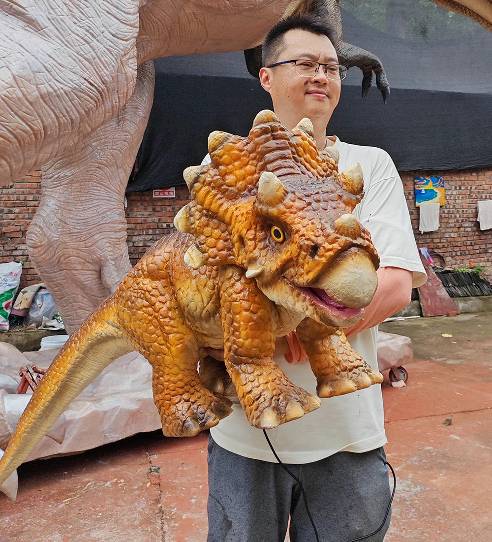 Silicone Animatronic Dinosaur Toy for Kids & Cosplay