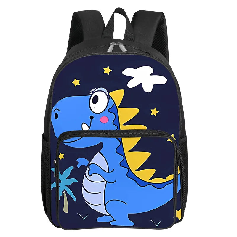 Dinosaur Pattern School Backpack