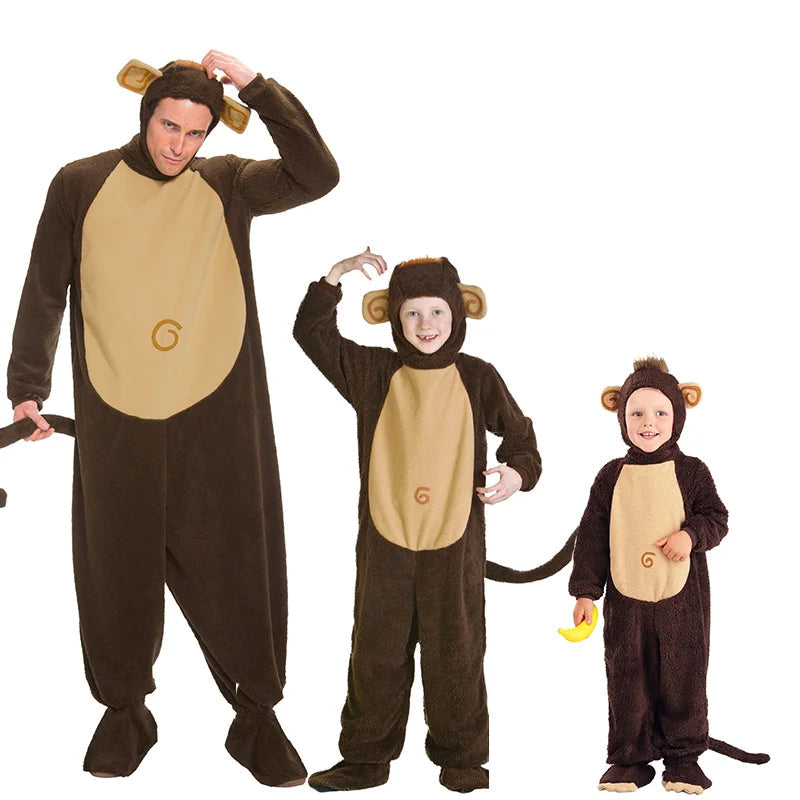 Family Monkey Costume Set
