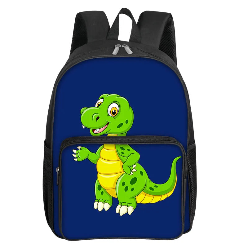 Dinosaur Pattern School Backpack