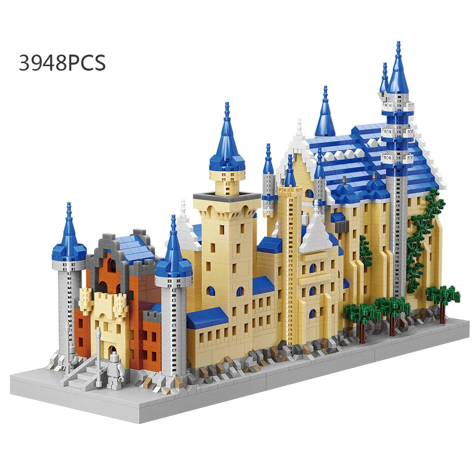 World Famous Architecture Building Block Stone Castles for Dragons that Roar!