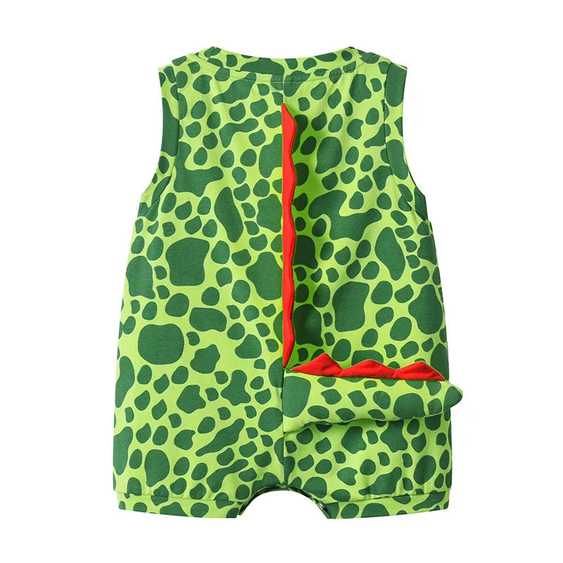 Kawaii Dinosaur Summer Baby Romper