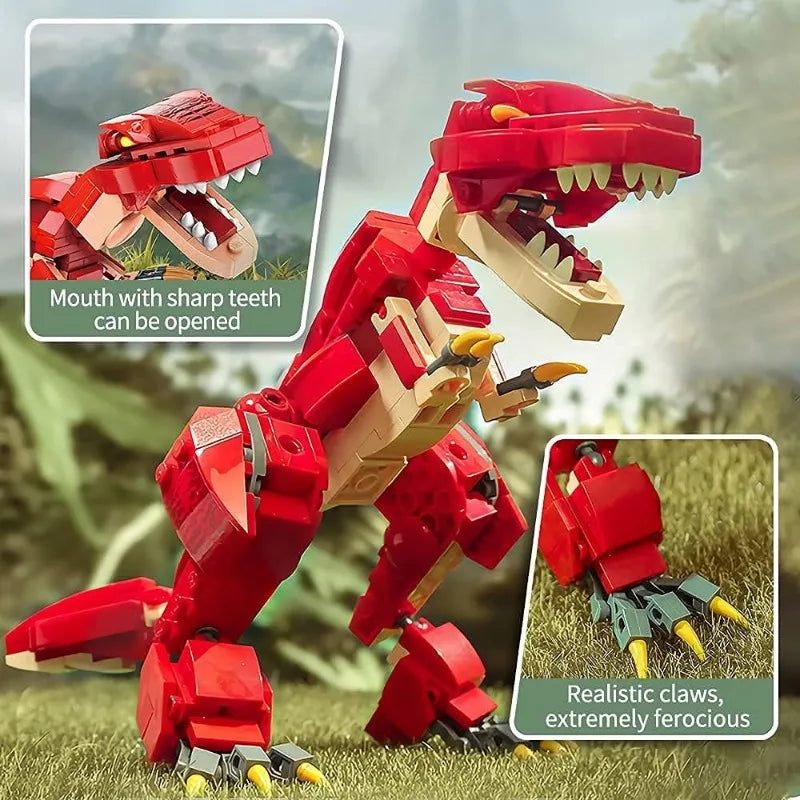3-in-1 Dinosaur Building Set