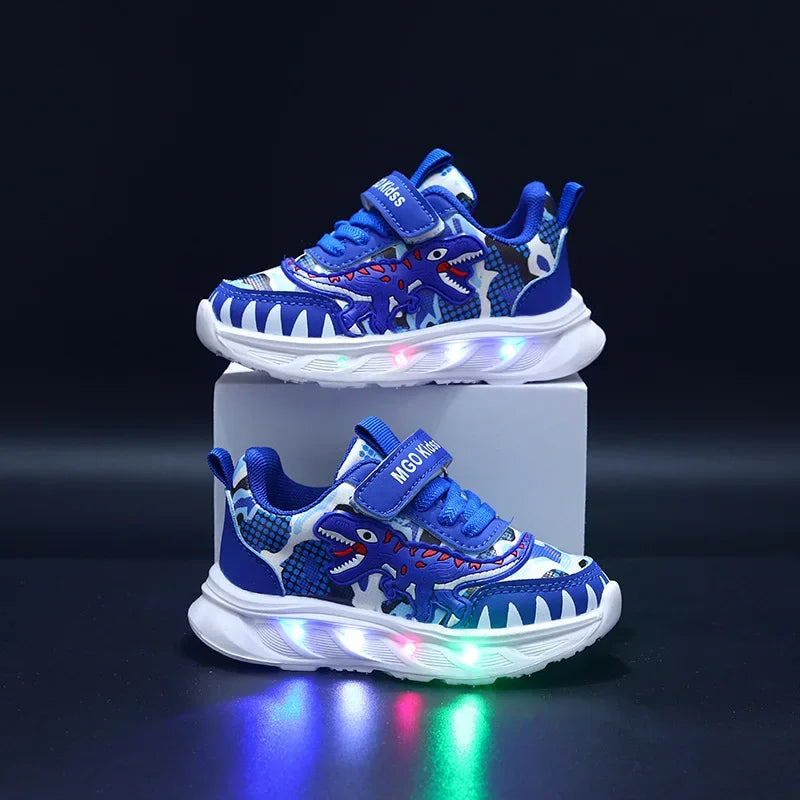 Dinosaur LED Light Sneakers