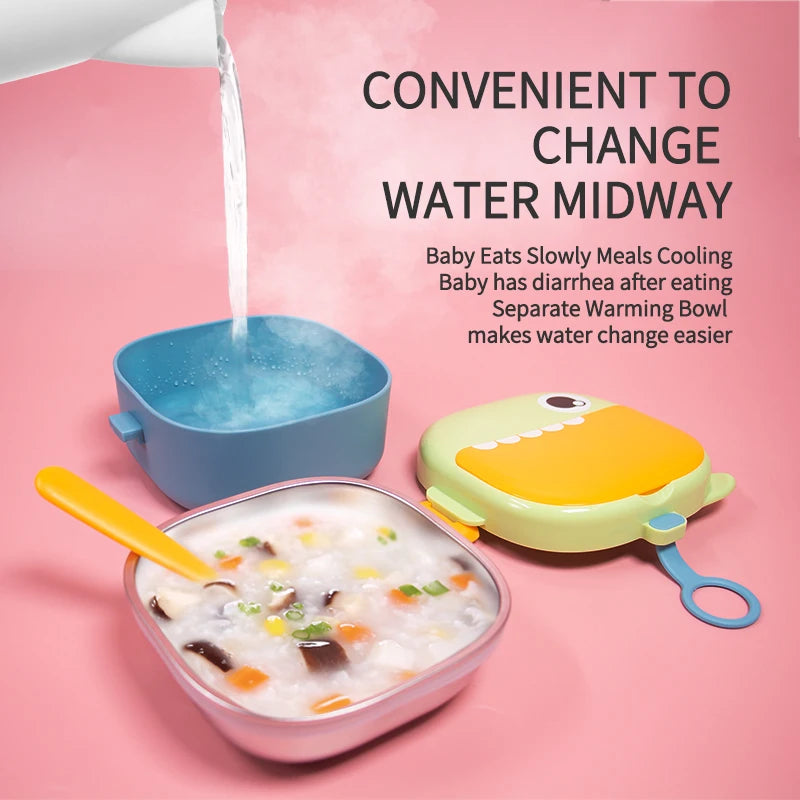 Dinosaur Baby Feeding Set – 4 Pieces