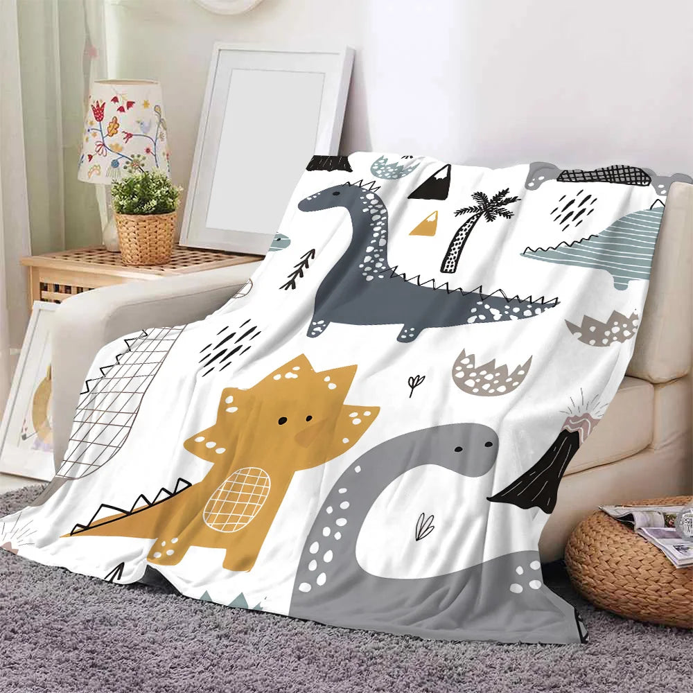 Cartoon Dinosaur Blanket