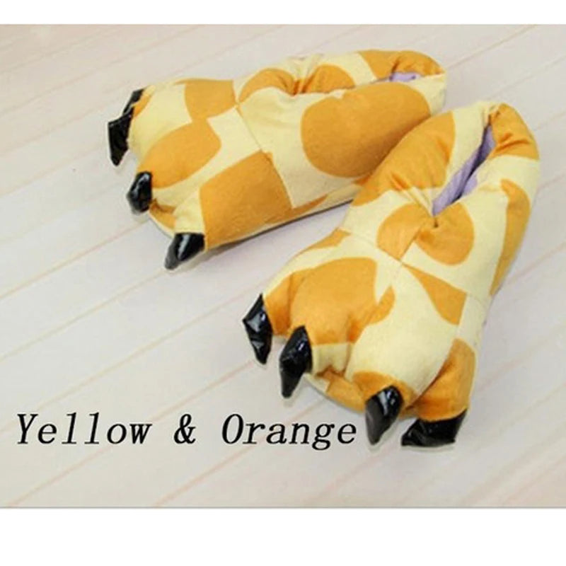 Dinosaur Claw Plush Slippers