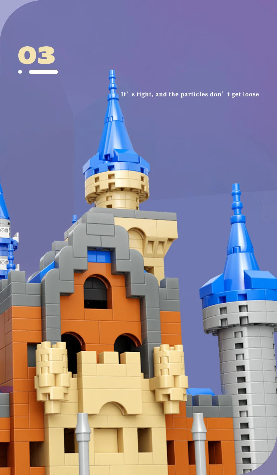 World Famous Architecture Building Block Stone Castles for Dragons that Roar!