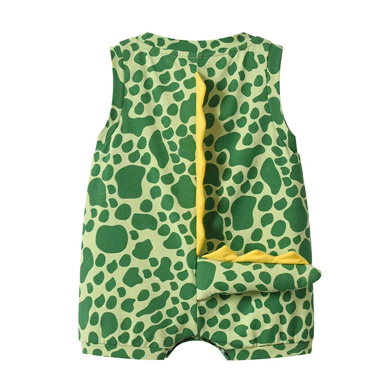 Kawaii Dinosaur Summer Baby Romper