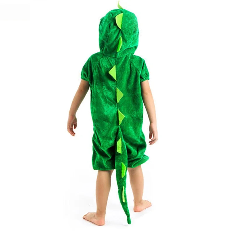 Kids Green Dinosaur Costume