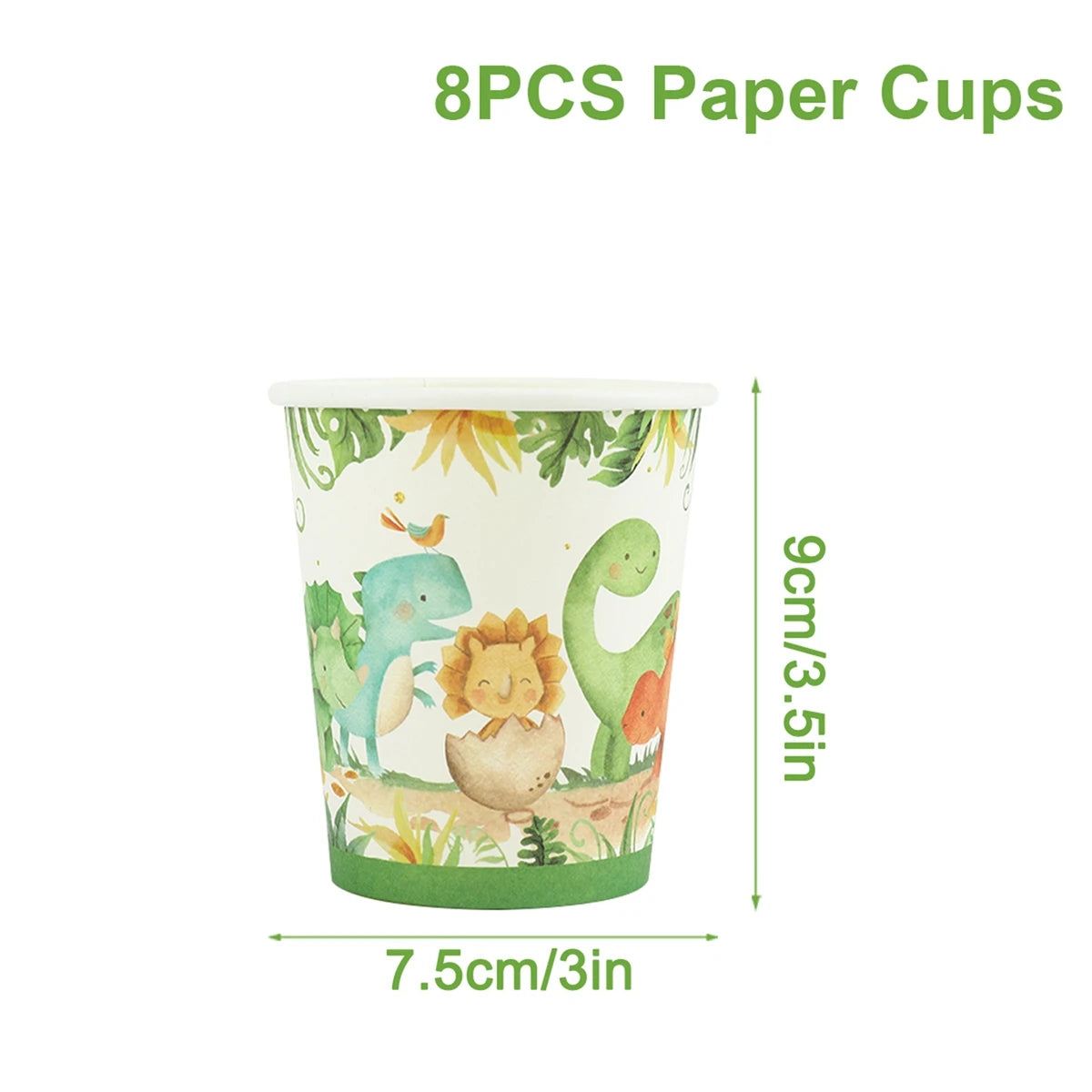 Roar Dinosaur Theme Party Tableware Set