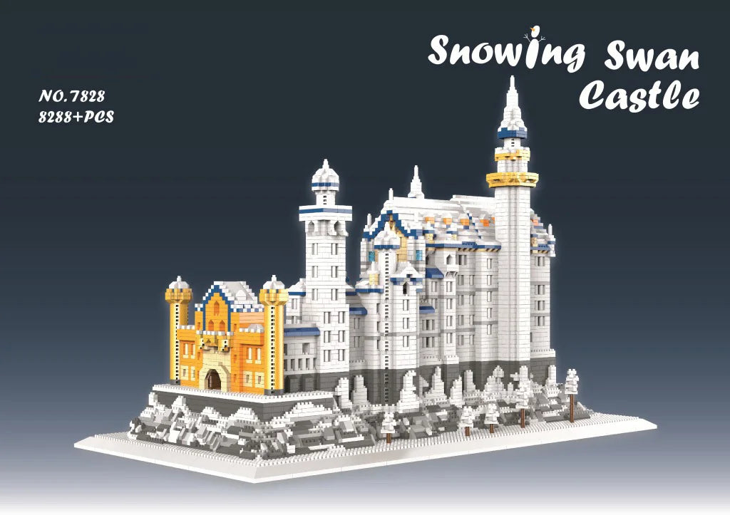 World Famous Architecture Building Block Stone Castles for Dragons that Roar!