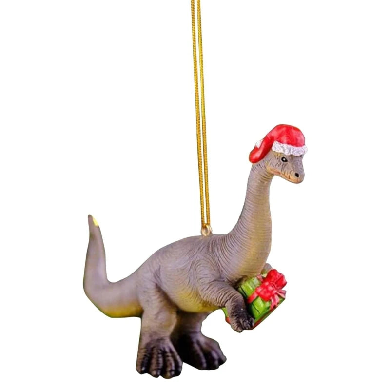 Christmas Dinosaur Ornament