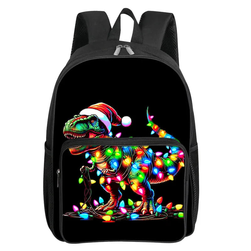 Dinosaur Pattern School Backpack