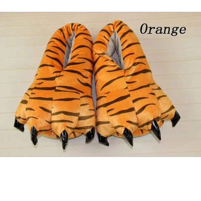 Dinosaur Claw Plush Slippers