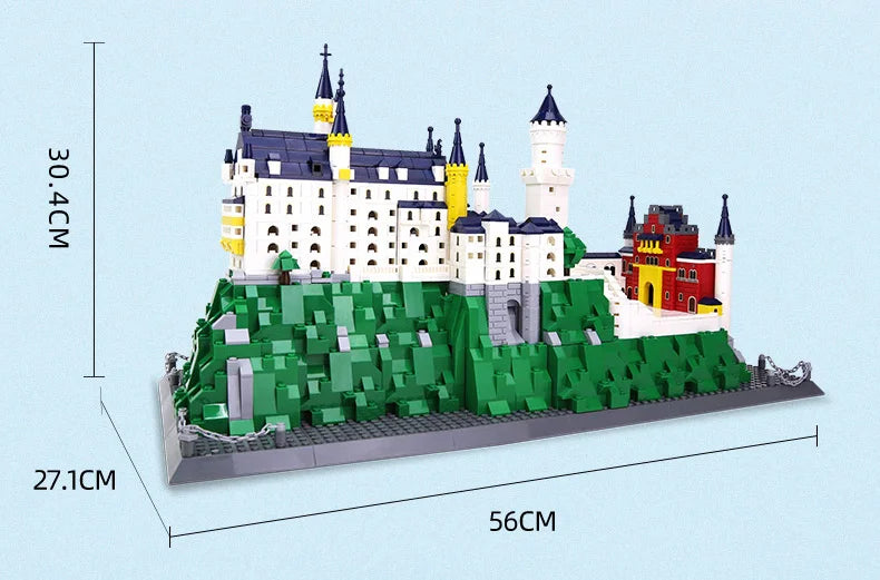 World Famous Architecture Building Block Stone Castles for Dragons that Roar!