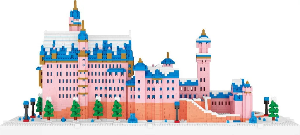 World Famous Architecture Building Block Stone Castles for Dragons that Roar!