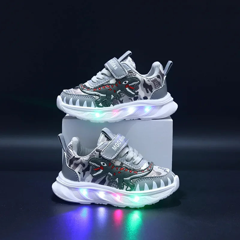 Dinosaur LED Light Sneakers