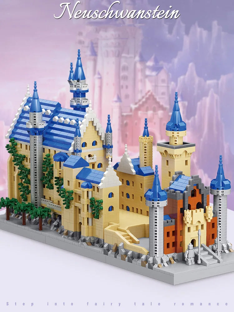 World Famous Architecture Building Block Stone Castles for Dragons that Roar!
