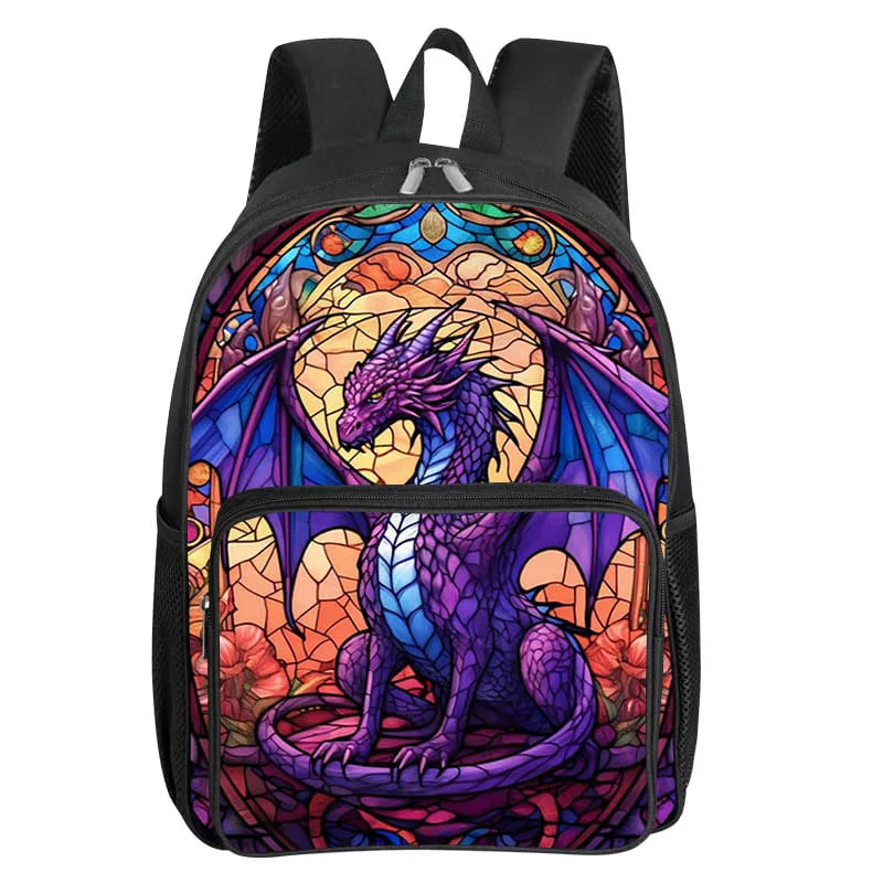 Dinosaur Pattern School Backpack