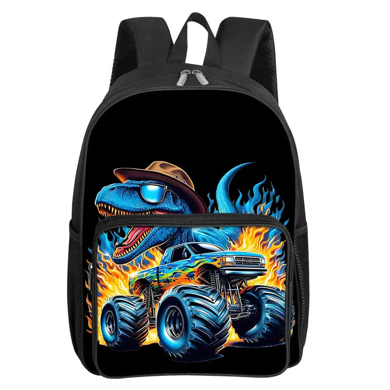 Dinosaur Pattern School Backpack