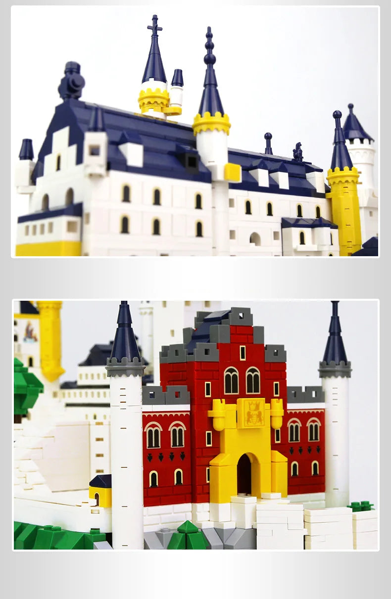 World Famous Architecture Building Block Stone Castles for Dragons that Roar!