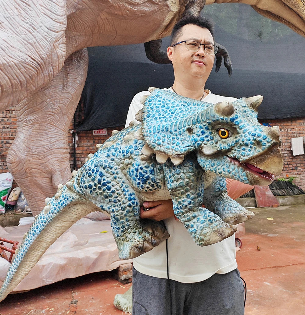 Silicone Animatronic Dinosaur Toy for Kids & Cosplay