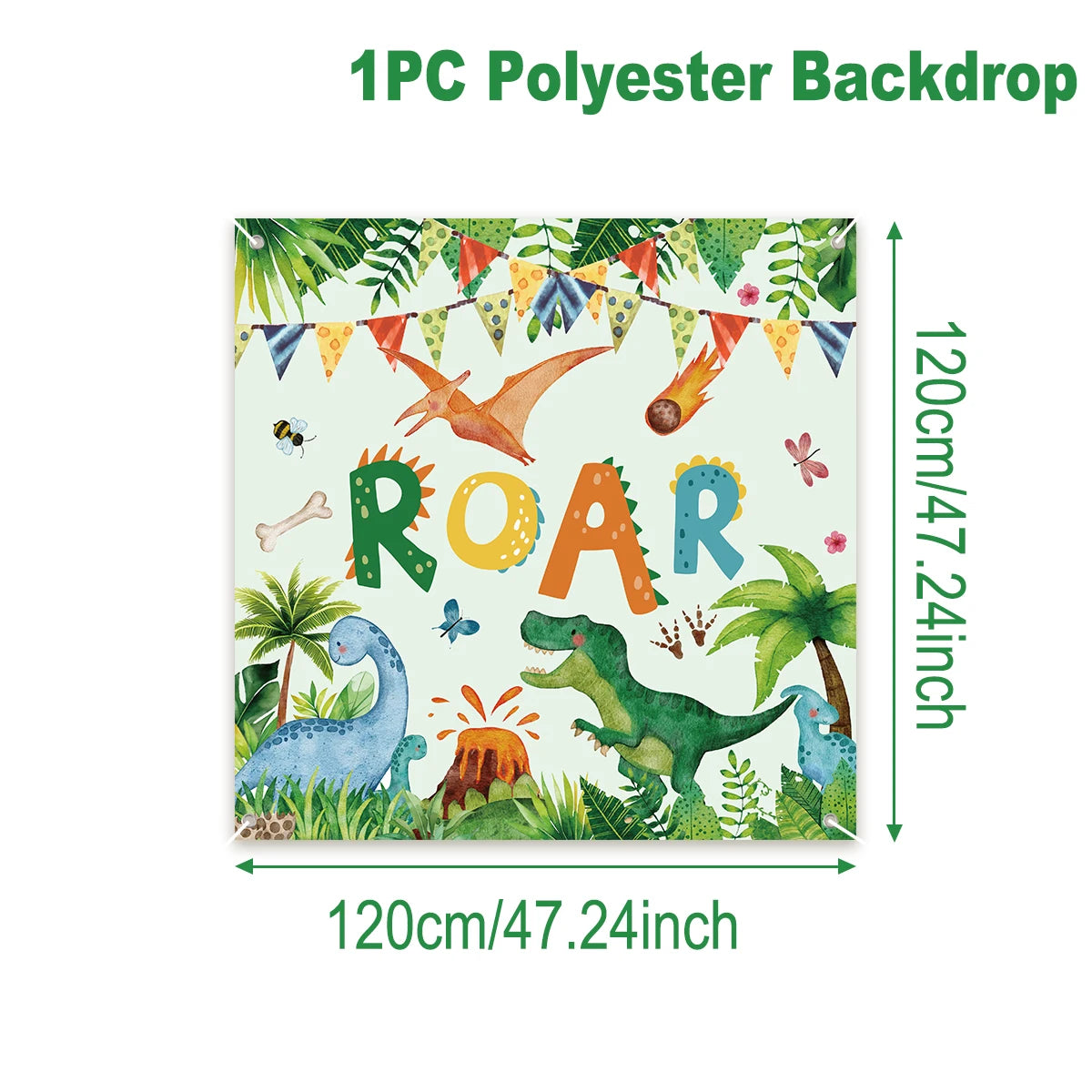 Roar Dinosaur Theme Party Tableware Set