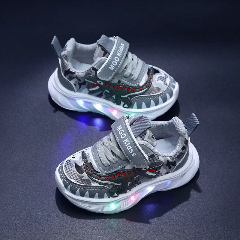 Dinosaur LED Light Sneakers