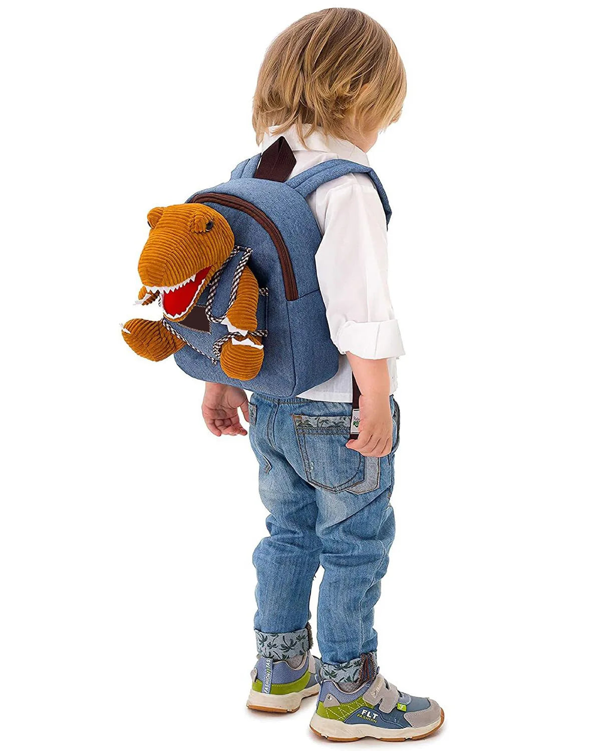 Dinosaur Toddler School Bag Backpack with 3d Dino T-Rex