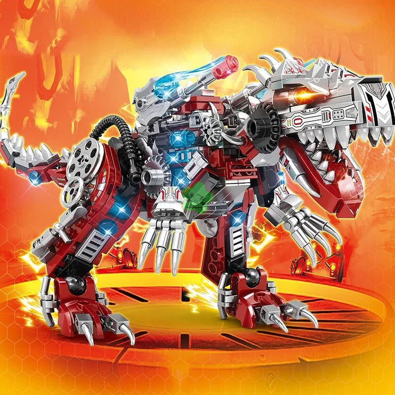 2-in-1 Mechanical Indominus Rex Building Blocks