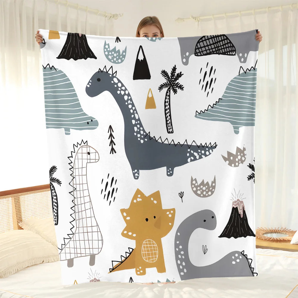 Cartoon Dinosaur Blanket