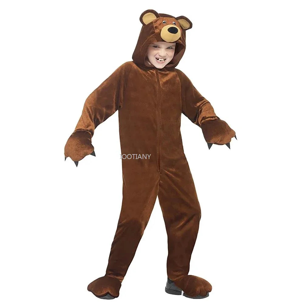 Kids Brown Bear Costume