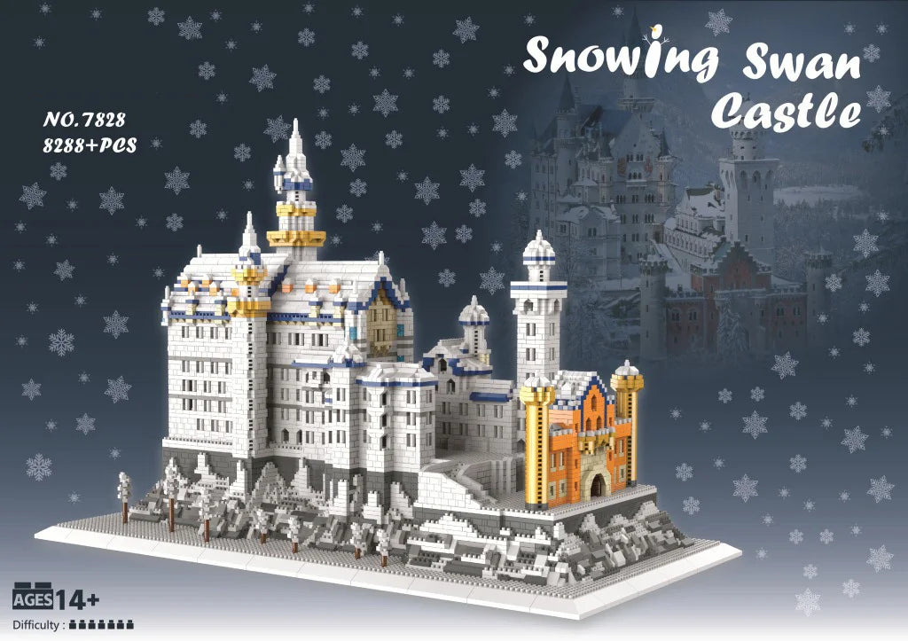 World Famous Architecture Building Block Stone Castles for Dragons that Roar!