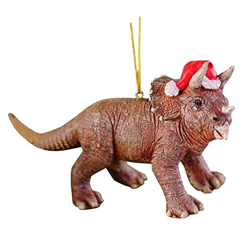 Christmas Dinosaur Ornament