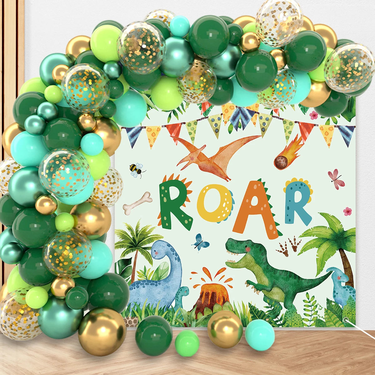 Roar Dinosaur Theme Party Tableware Set