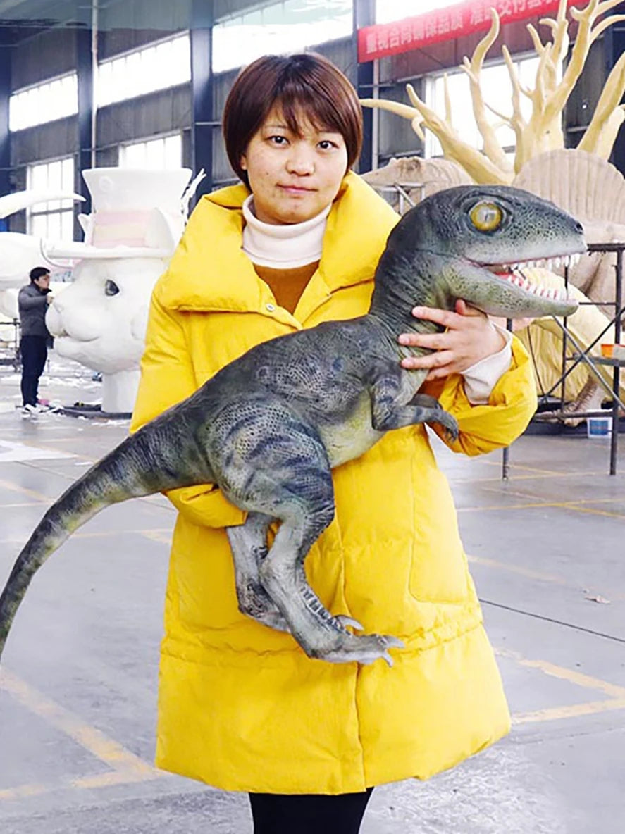 Silicone Animatronic Dinosaur Toy for Kids & Cosplay