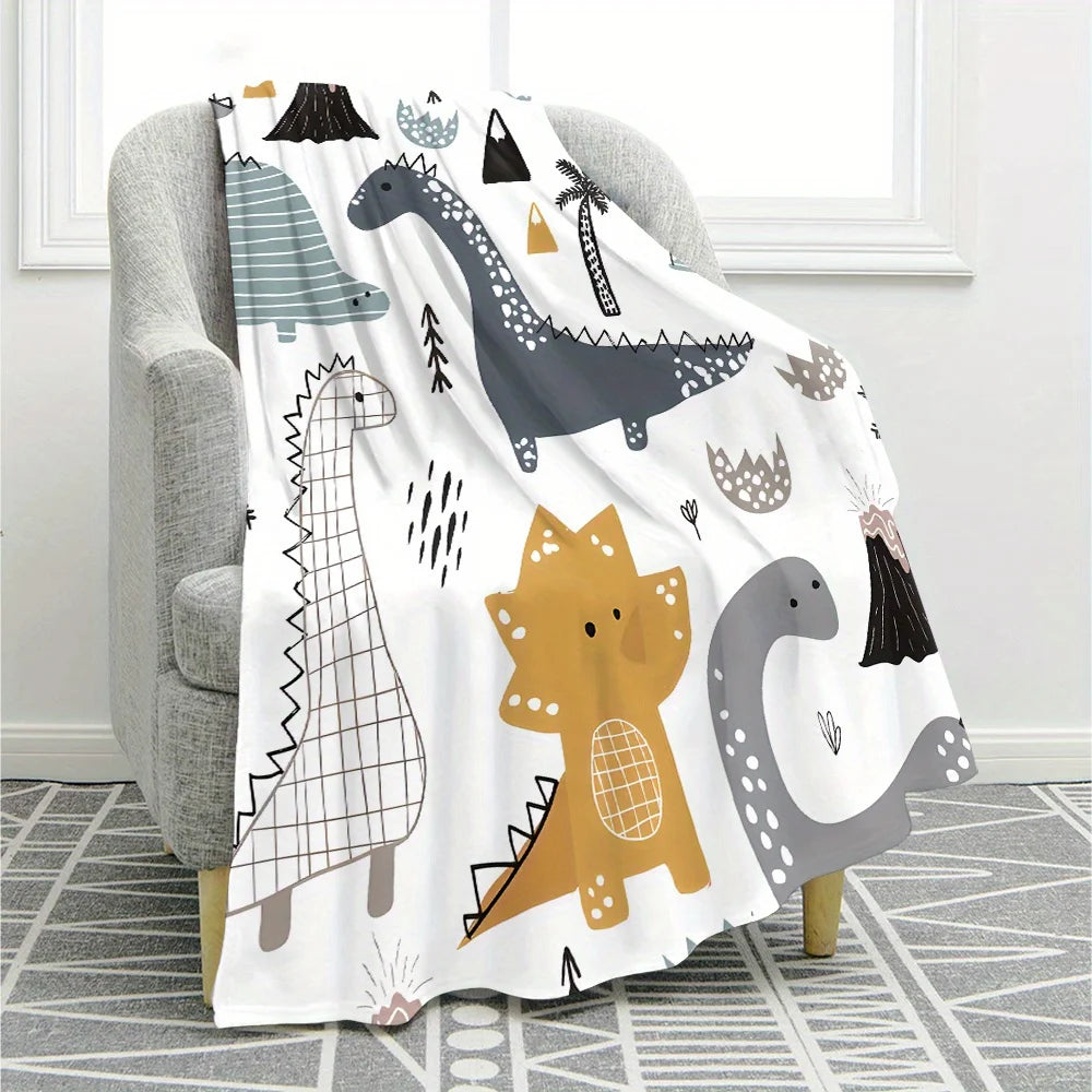 Cartoon Dinosaur Blanket