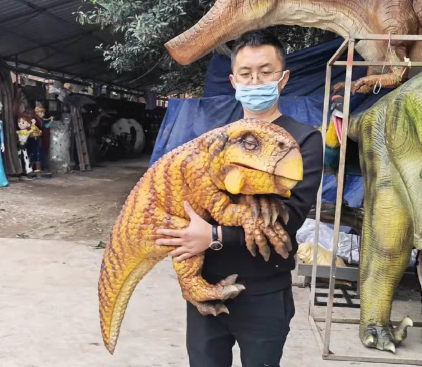 Silicone Animatronic Dinosaur Toy for Kids & Cosplay