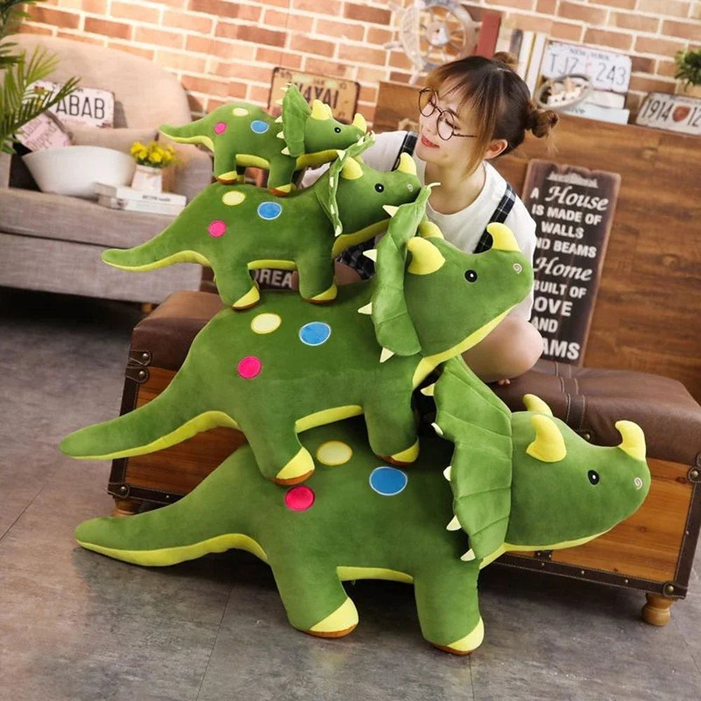 Triceratops Plush Pillow Toy