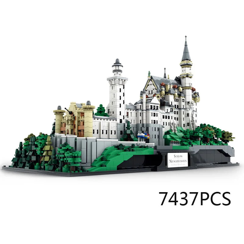 World Famous Architecture Building Block Stone Castles for Dragons that Roar!